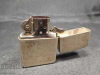 ORIGINAL ZIPPO PETROL LIGHTER ZIPPO SILVER PLATE J 04