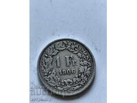 1 franc Switzerland 1906 silver