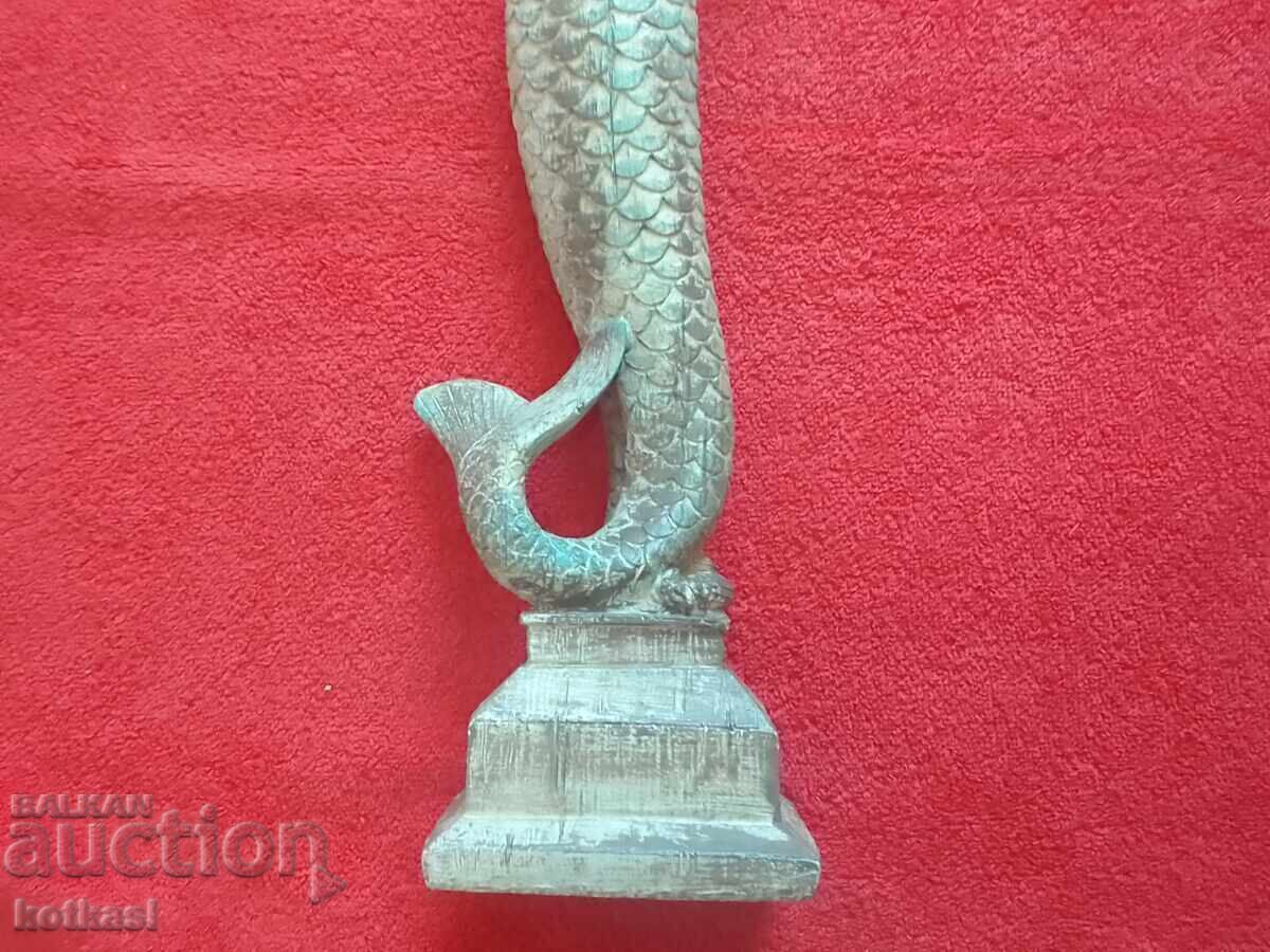 Παλιό ειδώλιο γοργόνας θαλάσσιας νύμφης, ύψους περίπου 42 cm. με τιμή 135.50 BGN | € 69.28 Παλιό ειδώλιο γοργόνας θαλάσσιας νύμφης, ύψους περίπου 42 cm. με τιμή 135.50 BGN | € 69.28