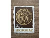 Uruguay - 700 de ani de la nașterea lui Dante Alighieri (1966) MNH