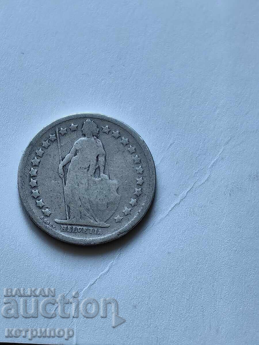 1/2 franc Switzerland 1903 silver with price 10.00 BGN | € 5.11