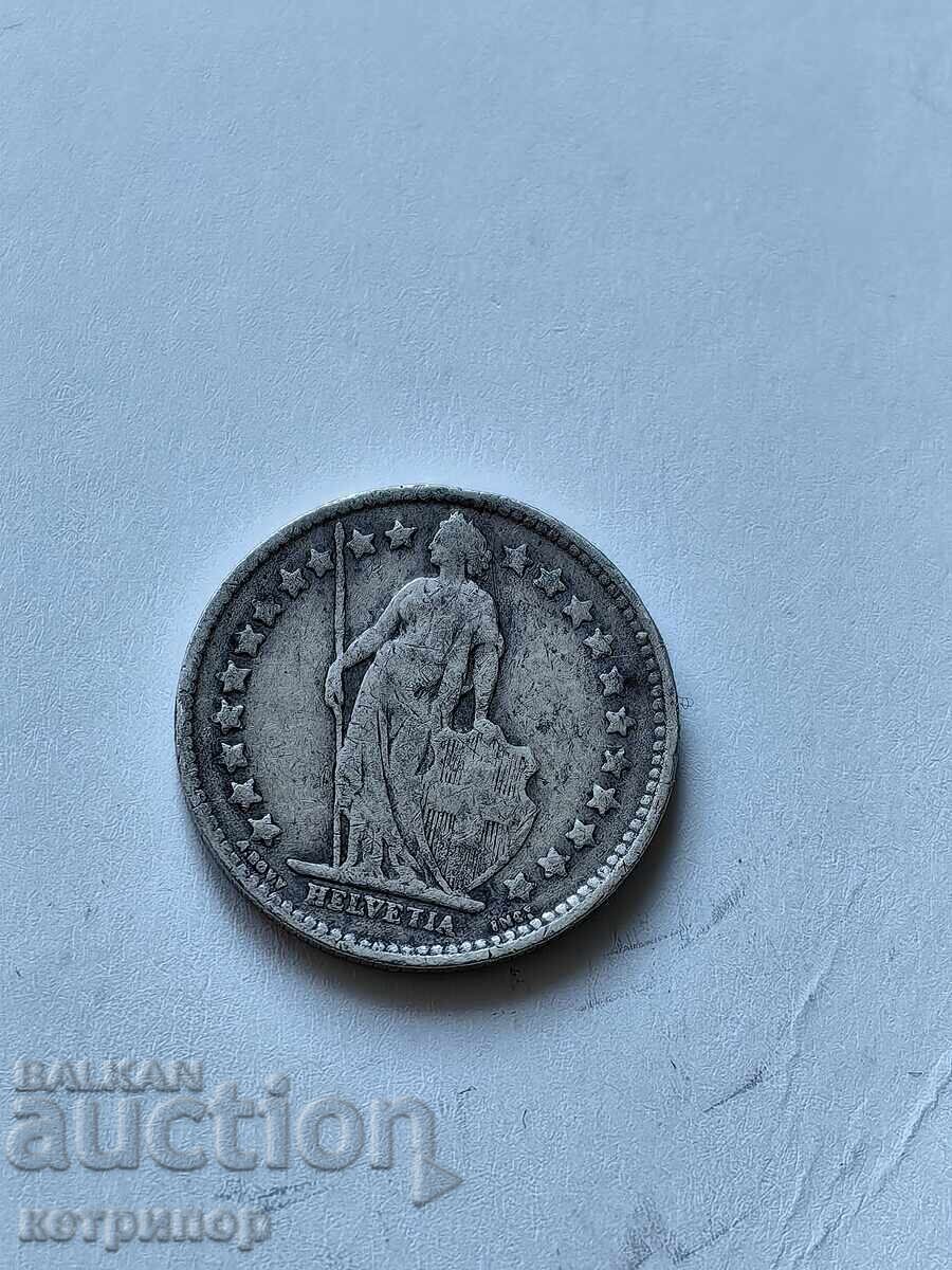 1/2 franc Switzerland 1908 silver with price 10.00 BGN | € 5.11 1/2 franc Switzerland 1908 silver with price 10.00 BGN | € 5.11