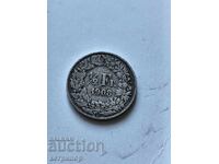 1/2 franc Switzerland 1908 silver