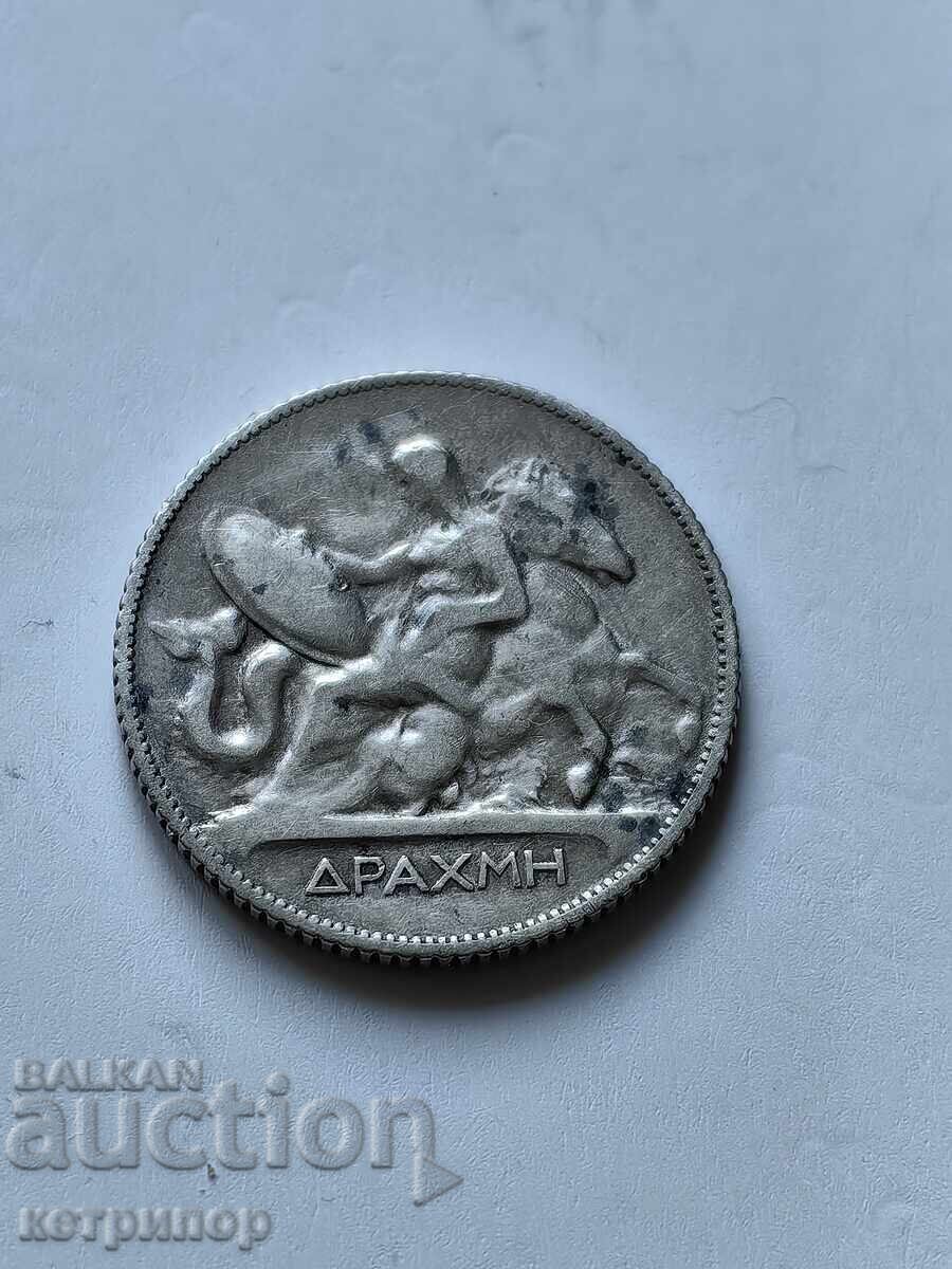 1 drahmă 1910 Argint rar din Grecia 1 drahmă 1910 Argint rar din Grecia