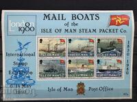 Остров Ман - 150 г. "Isle of Man Steam Packet...(1980) MNH