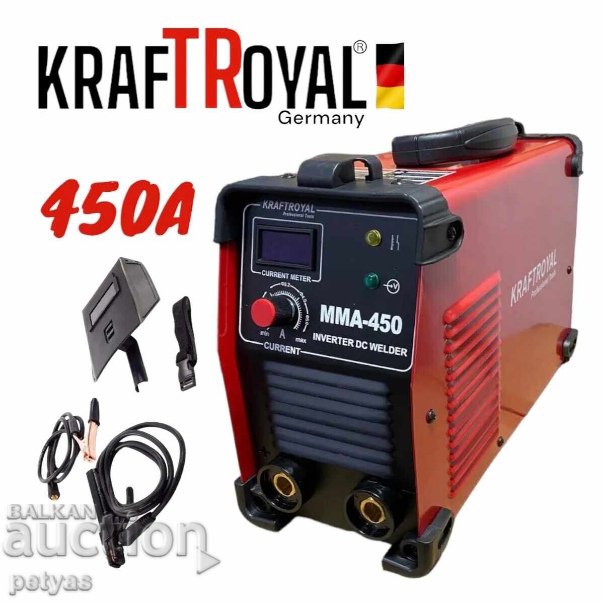 Inverter Electric Welder KRAFTROYAL. 450A with LCD display. MMA, Inverter Electric Welder KRAFTROYAL. 450A with LCD display. MMA,