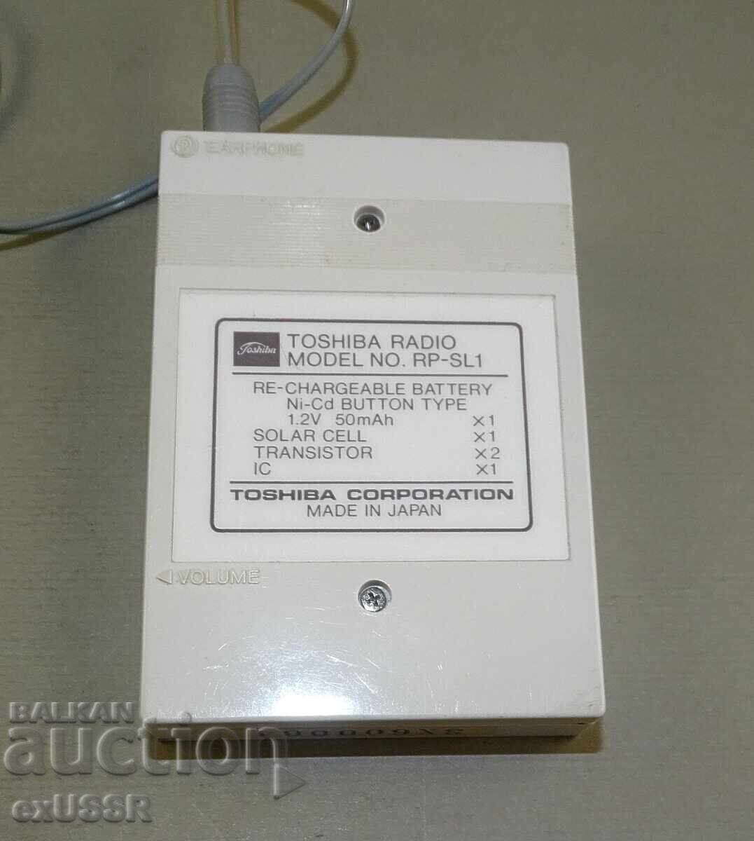 Delivery of 80s Small pocket transistor radio TOSHIBA TOSHIBA RP-SL1