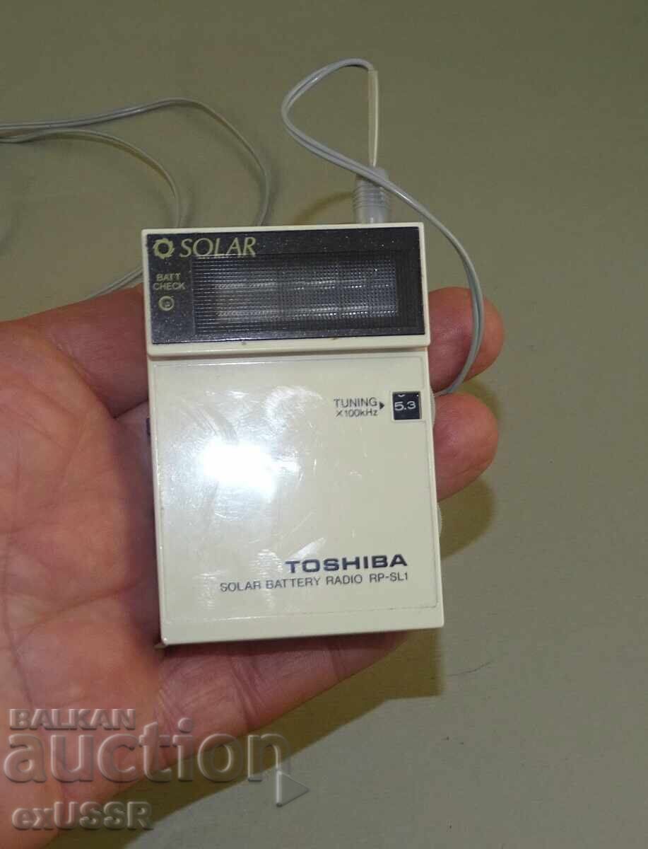 80s Small pocket transistor radio TOSHIBA TOSHIBA RP-SL1 - 6