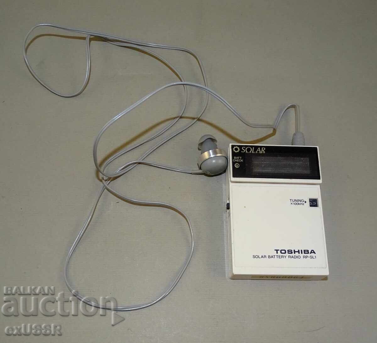 Ραδιόφωνο τρανζίστορ 80s μικρού τσέπης TOSHIBA TOSHIBA RP-SL1