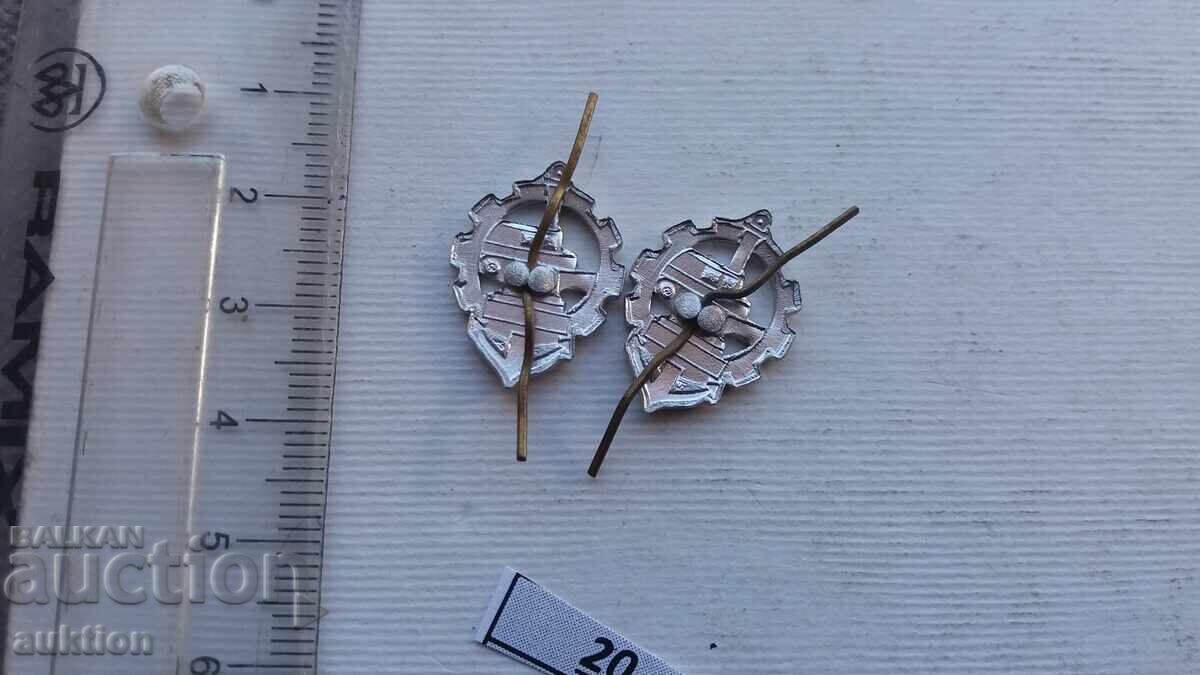 Delivery of monogram for officer's epaulettes lieutenant colonel of the BA uniform