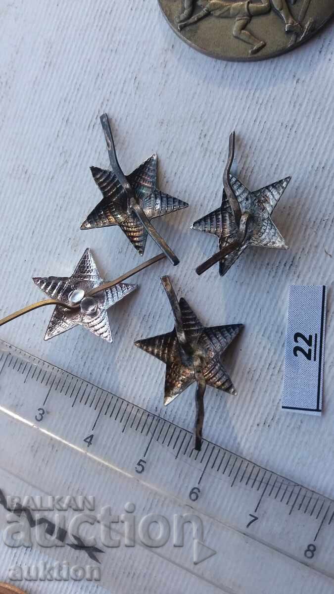 stars officer's epaulettes lieutenant colonel of the BA uniform bronze - 5 stars officer's epaulettes lieutenant colonel of the BA uniform bronze - 5