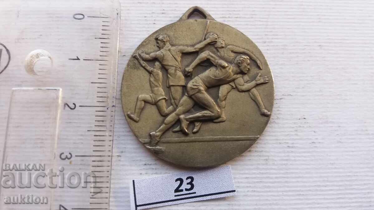 Auction  medal - athletics italy