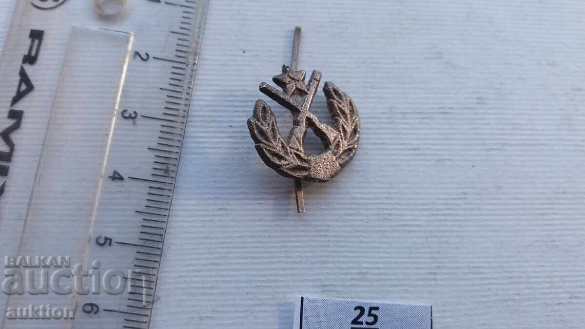 monogram for officer's epaulettes lieutenant colonel of the BA uniform bronze with price 1.99 BGN | € 1.02 monogram for officer's epaulettes lieutenant colonel of the BA uniform bronze with price 1.99 BGN | € 1.02