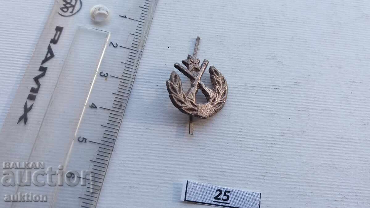 Auction monogram for officer's epaulettes lieutenant colonel of the BA uniform bronze Auction monogram for officer's epaulettes lieutenant colonel of the BA uniform bronze