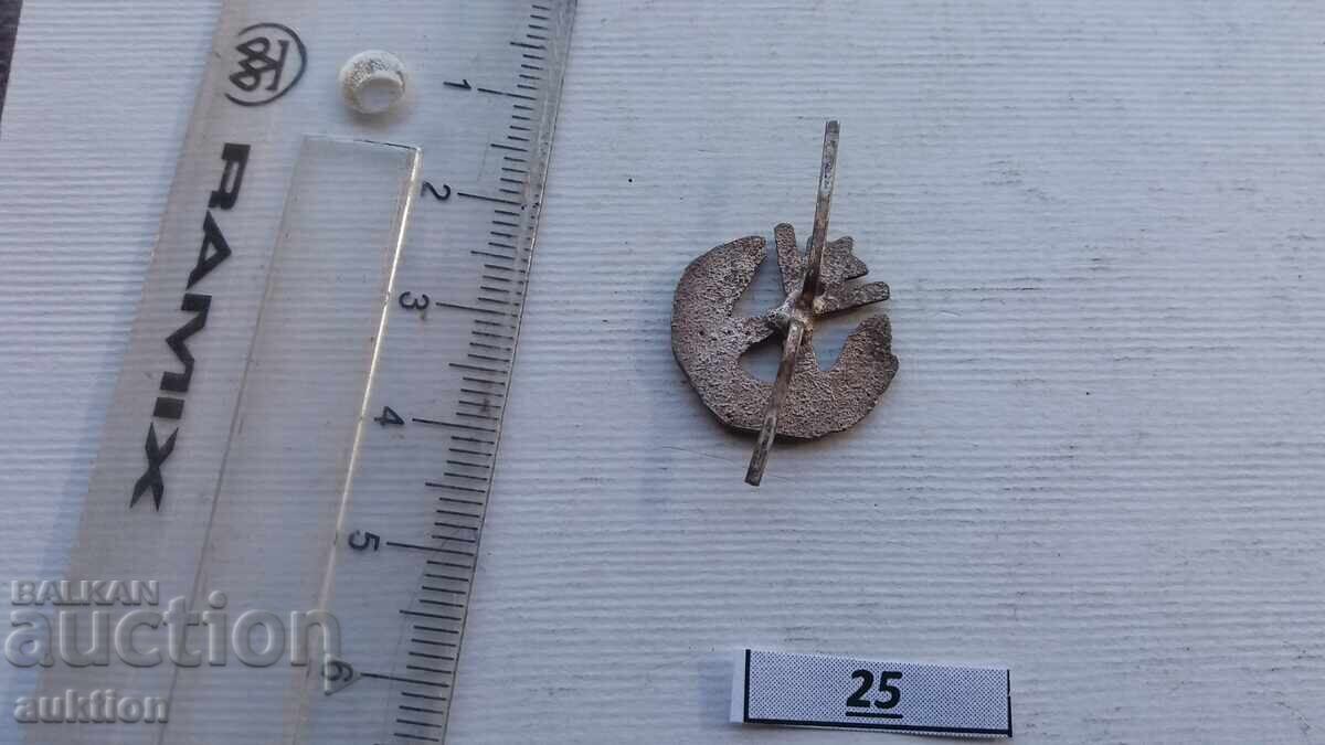 Delivery of monogram for officer's epaulettes lieutenant colonel of the BA uniform bronze Delivery of monogram for officer's epaulettes lieutenant colonel of the BA uniform bronze