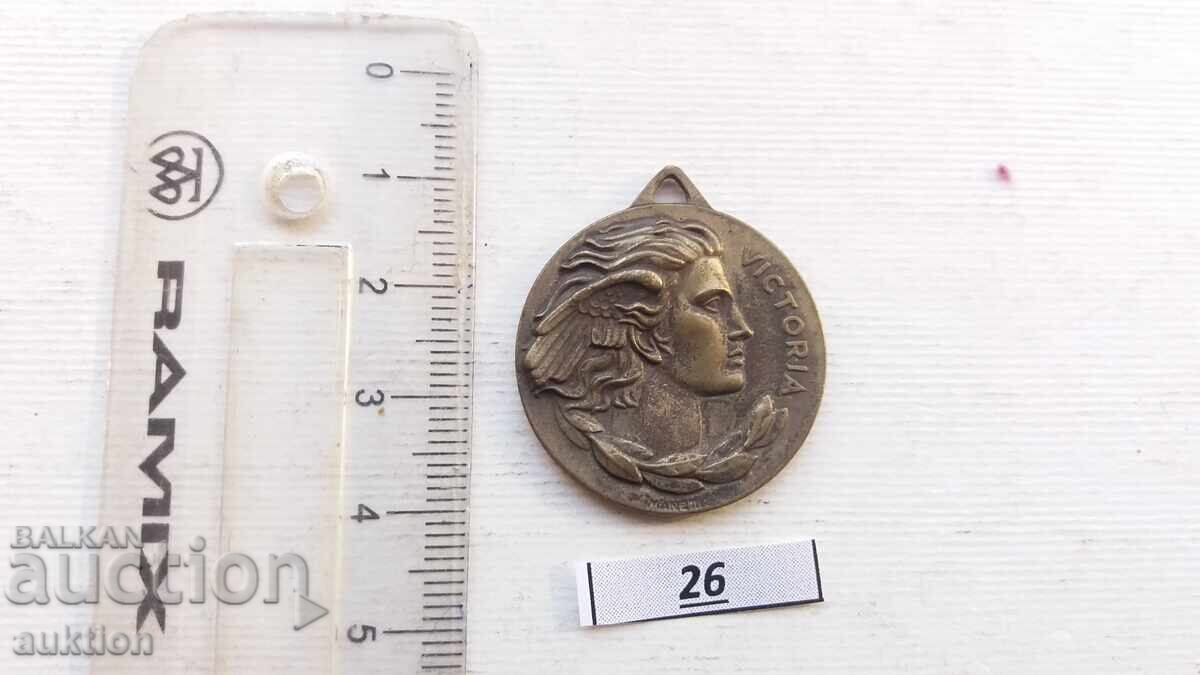 Auction medal - athletics italy 1954 Auction medal - athletics italy 1954