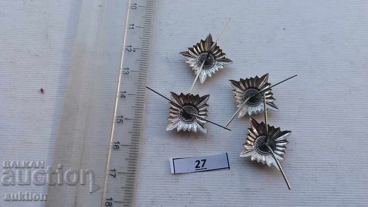 звезда фицерски пагони подполковник от БА униформа - 5 звезда фицерски пагони подполковник от БА униформа - 5