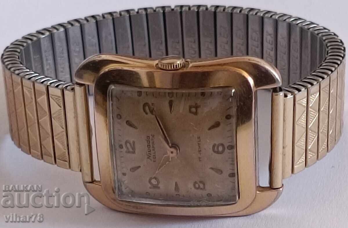 Gold-plated 20 microns men's watch Nivada17 j Gold-plated 20 microns men's watch Nivada17 j