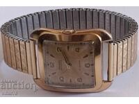 Gold-plated 20 microns men's watch Nivada17 j