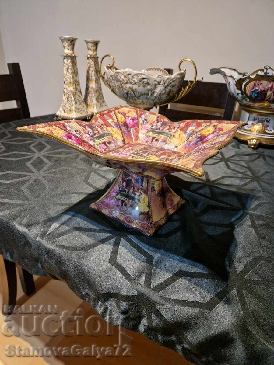 Страхотна голяма порцеланова фруктиера - 5 Страхотна голяма порцеланова фруктиера - 5