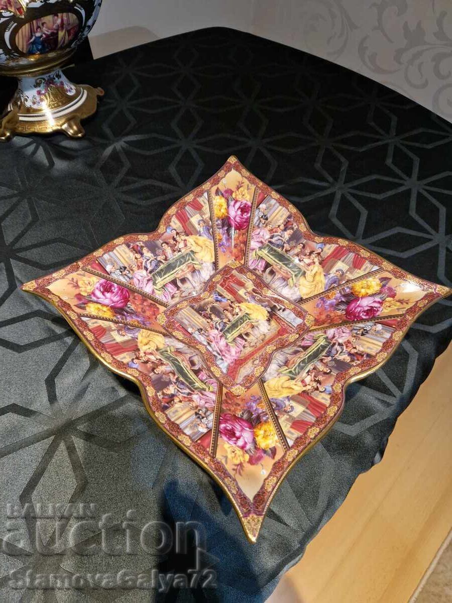 Great large porcelain fruit bowl - 6