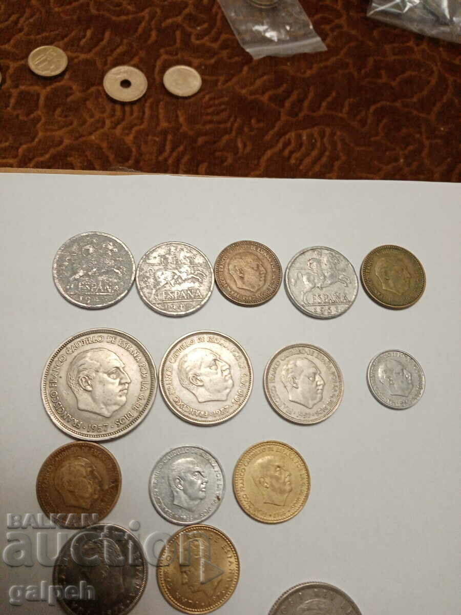 LOT SPAIN - 26 pcs. - BGN 6 with price 6.00 BGN | € 3.07 LOT SPAIN - 26 pcs. - BGN 6 with price 6.00 BGN | € 3.07