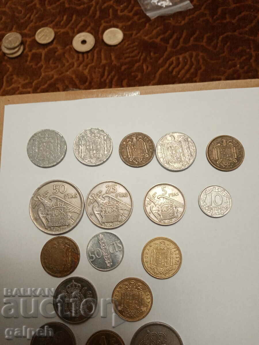 LOT SPAIN - 26 pcs. - BGN 6 - 5 LOT SPAIN - 26 pcs. - BGN 6 - 5