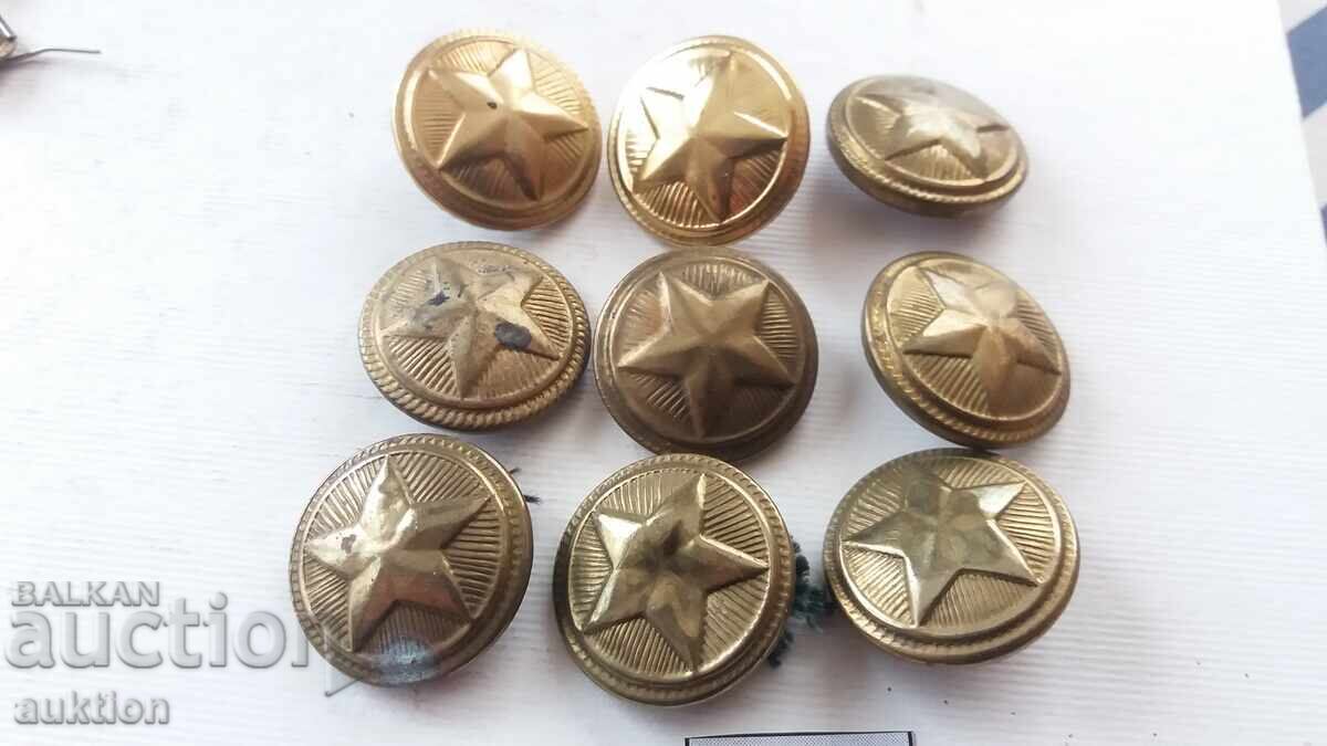 BA BUTTONS 9 COUNT BRONZE - 5