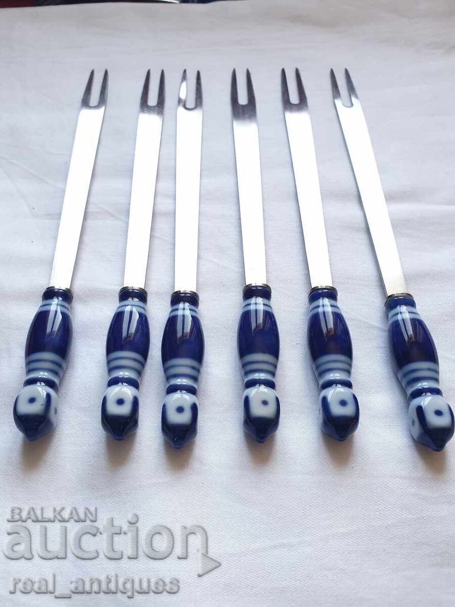 Rosenthal fondue fork set - 6 Rosenthal fondue fork set - 6