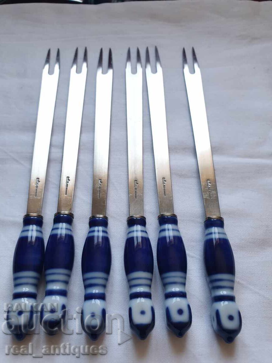 Rosenthal fondue fork set Rosenthal fondue fork set
