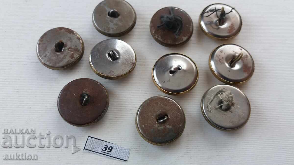 BUTTONS BA BRONZE 10 COUNT - 6 BUTTONS BA BRONZE 10 COUNT - 6