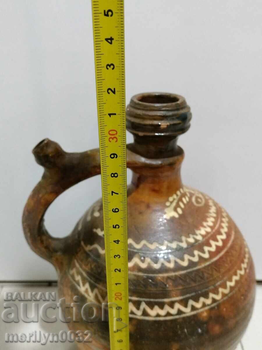 Old painted pitcher, jug, pot, ceramics - 5 Old painted pitcher, jug, pot, ceramics - 5