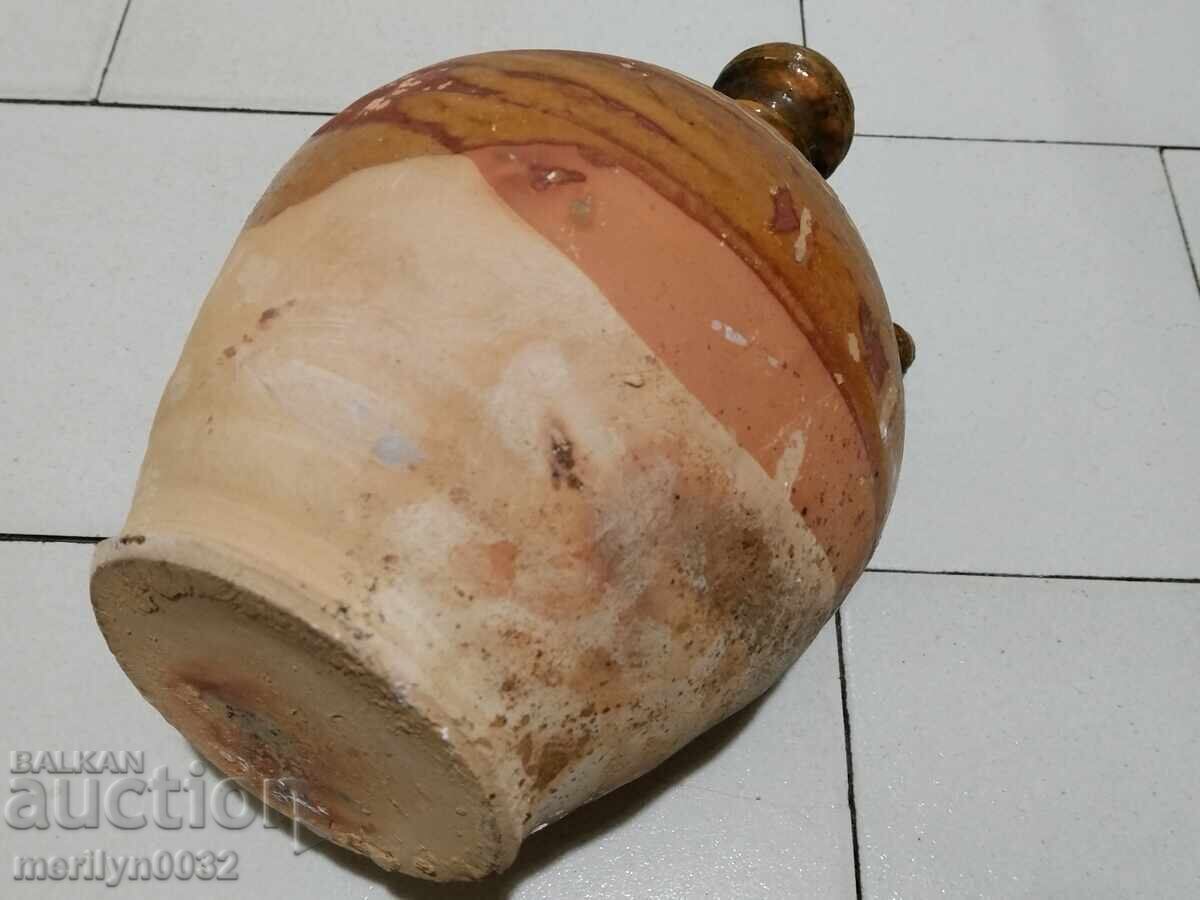 Old painted pitcher, jug, pot, ceramics - 7 Old painted pitcher, jug, pot, ceramics - 7