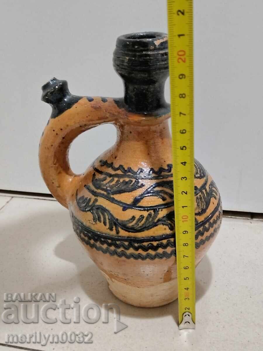 Old painted pitcher, jug, pot, ceramics - 5 Old painted pitcher, jug, pot, ceramics - 5