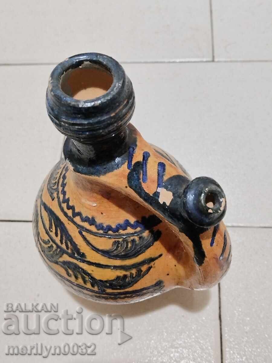 Old painted pitcher, jug, pot, ceramics - 6 Old painted pitcher, jug, pot, ceramics - 6