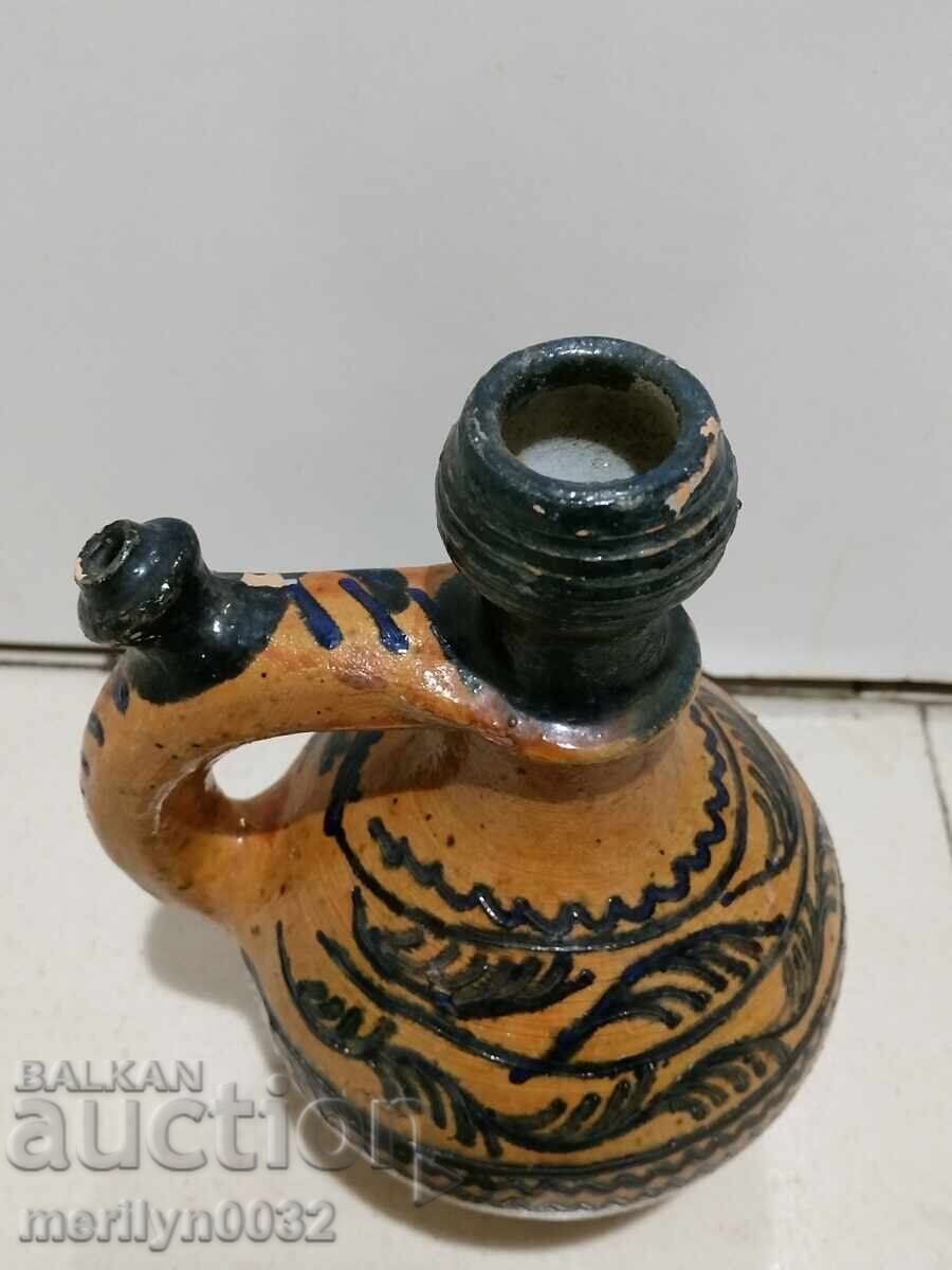 Old painted pitcher, jug, pot, ceramics - 7 Old painted pitcher, jug, pot, ceramics - 7