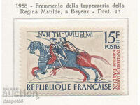 1958. Franţa. Fragment din tapiseria Bayeux.