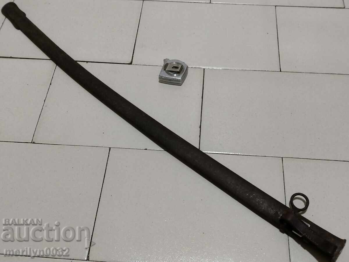 Auction Scabbard from a battle saber broadsword WW1 blade knife Auction Scabbard from a battle saber broadsword WW1 blade knife