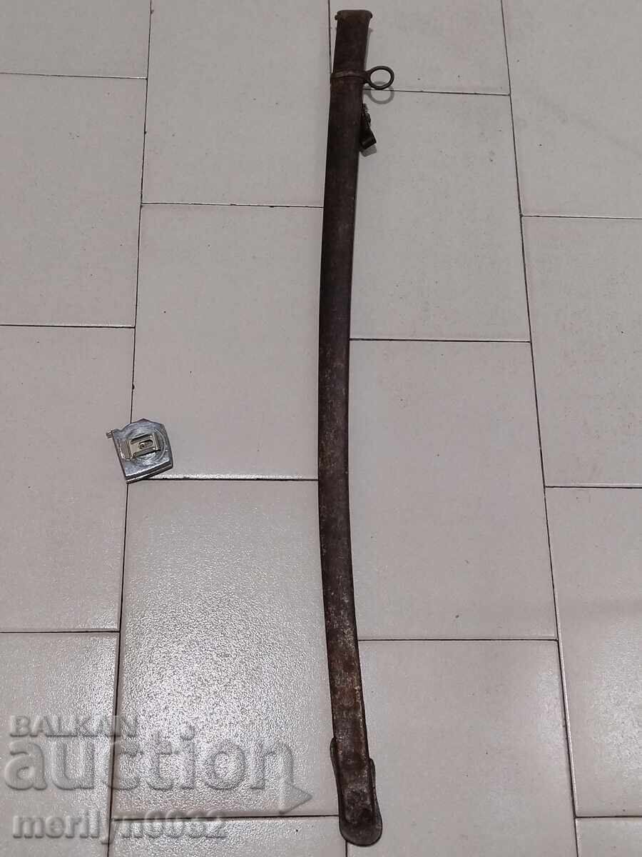 Scabbard from a battle saber broadsword WW1 blade knife - 7 Scabbard from a battle saber broadsword WW1 blade knife - 7