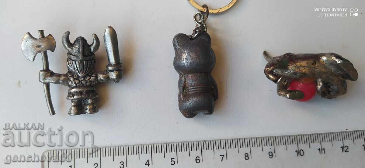 Various Lead Collector Figures and Keychains - 5