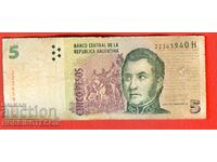 ARGENTINA ARGENTINA 5 Peso - numărul 2003 seria H