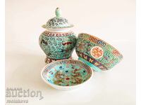 Chinese porcelain set – hand-painted