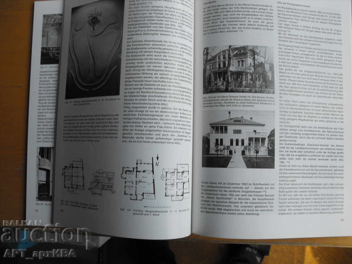 Auction Martin Dülfer. German Art Nouveau architecture./in German/ Auction Martin Dülfer. German Art Nouveau architecture./in German/