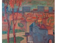 Painting, landscape, art. Zhecho Dunev (1926-1975)