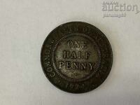 Australia 1/2 penny 1924 RARE