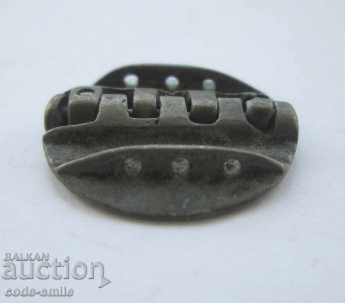 Auction Old Renaissance brooch for a dog, silver jewelry, cut Auction Old Renaissance brooch for a dog, silver jewelry, cut