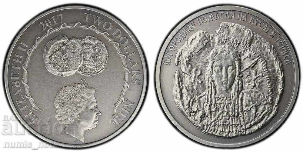 The Seal of Khan Tervel - 2 δολάρια 2017 Niue - 5