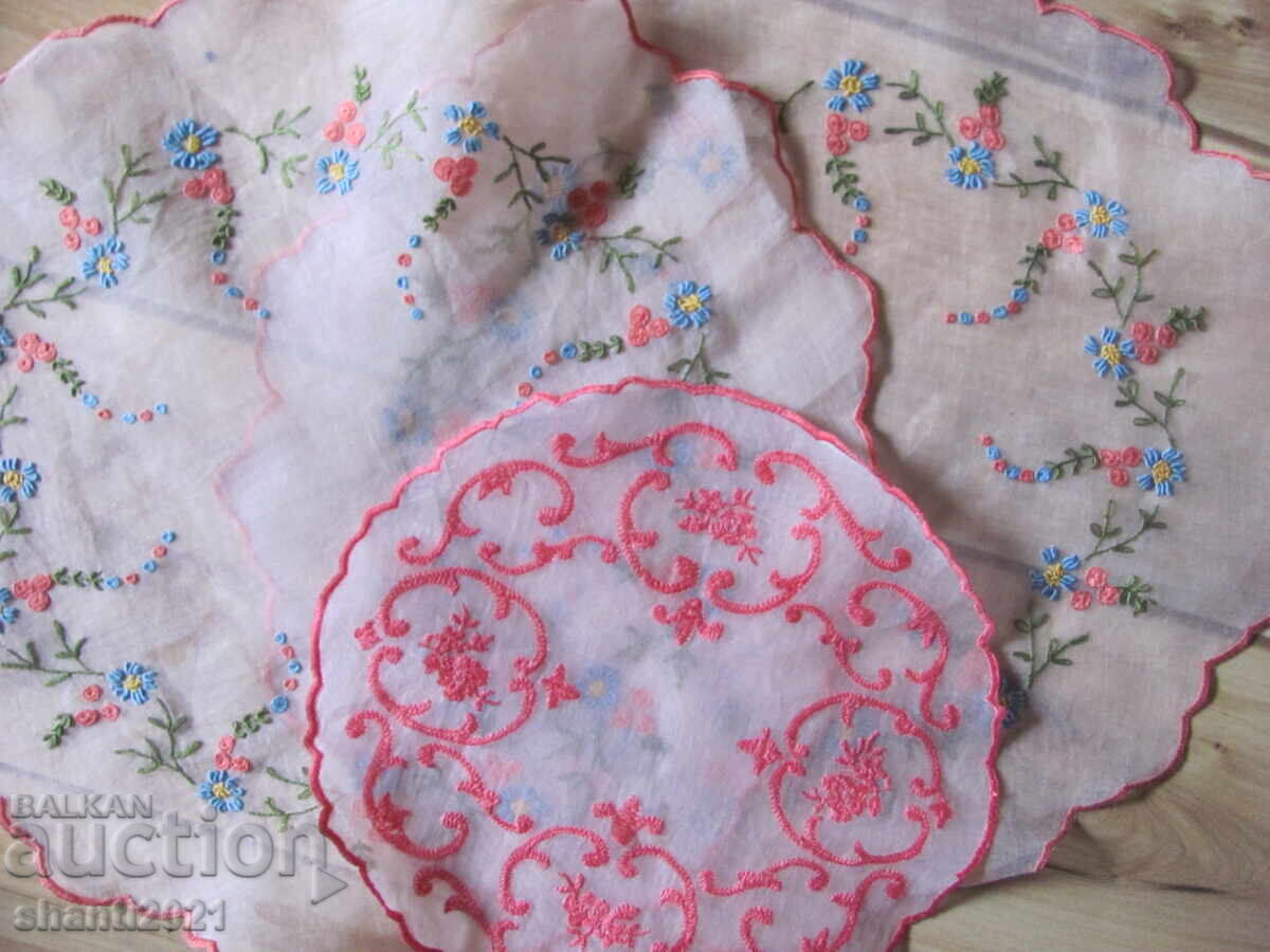 3 pieces of plaid, t-shirts, hand embroidery - 6 3 pieces of plaid, t-shirts, hand embroidery - 6