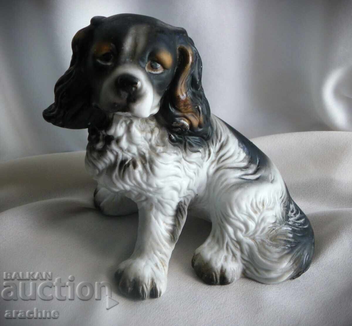 Porcelain figure of a King Charles Spaniel, Great Britain Porcelain figure of a King Charles Spaniel, Great Britain