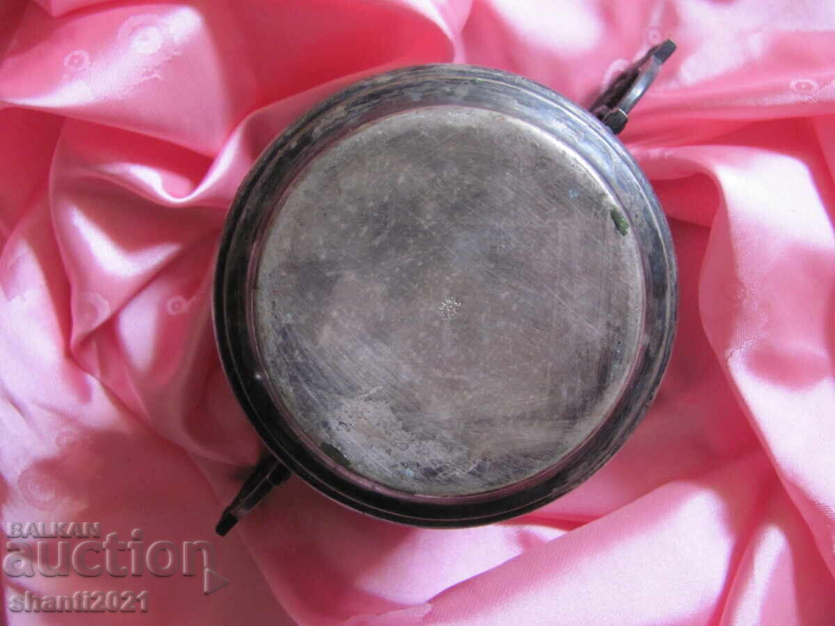 Αρ ντεκό επάργυρο μπολ, μπομπονιέρα, με σήμανση - 6